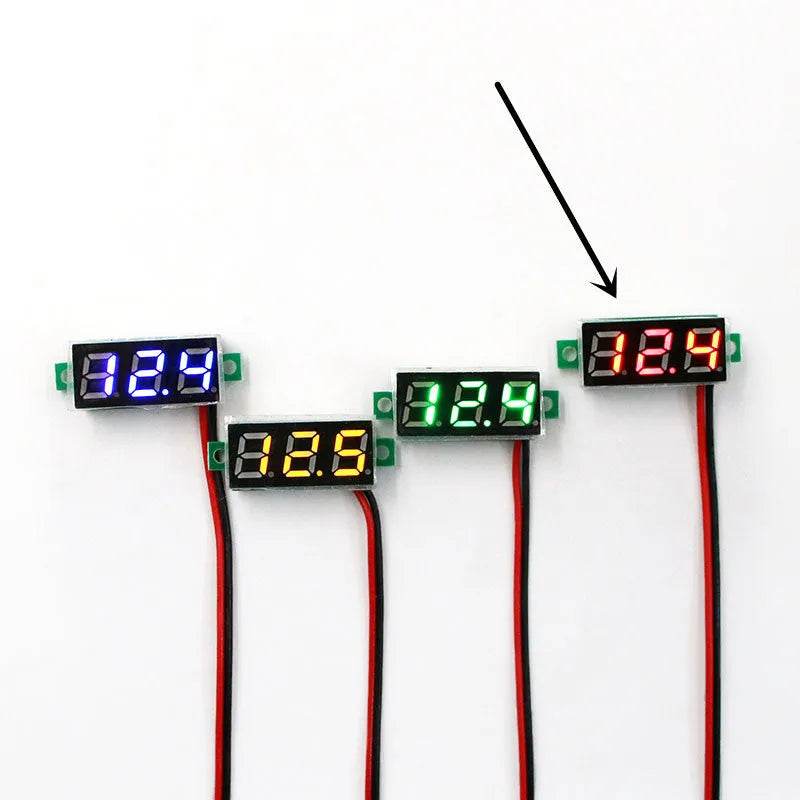 0.28 Ultra-small DC Voltmeter Digital LED Display Adjustable - Velora