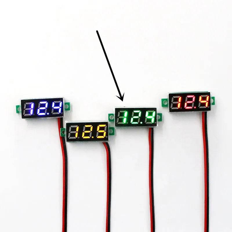 0.28 Ultra-small DC Voltmeter Digital LED Display Adjustable - Velora