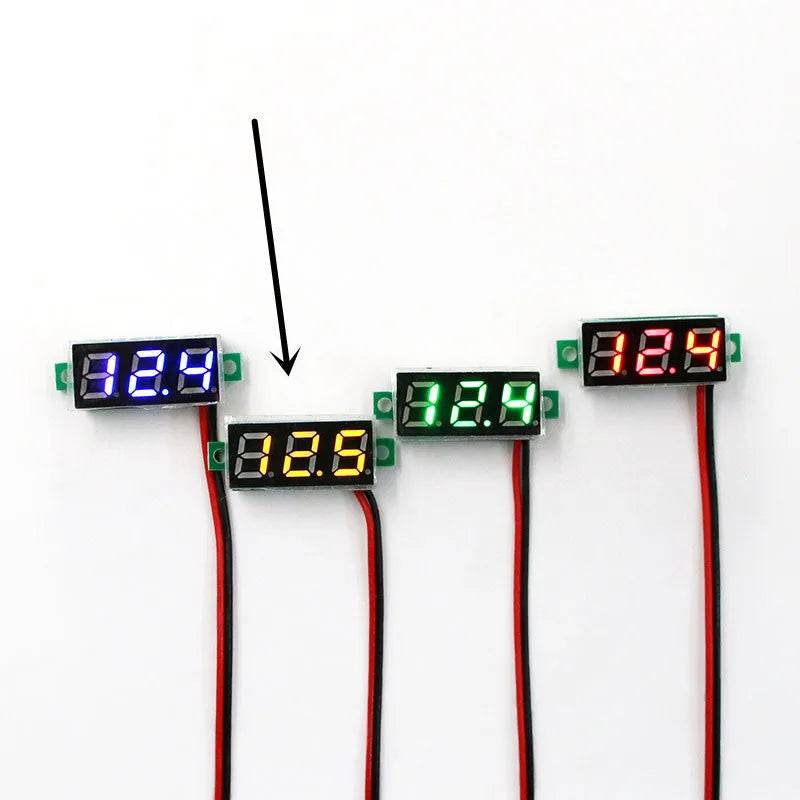 0.28 Ultra-small DC Voltmeter Digital LED Display Adjustable - Velora