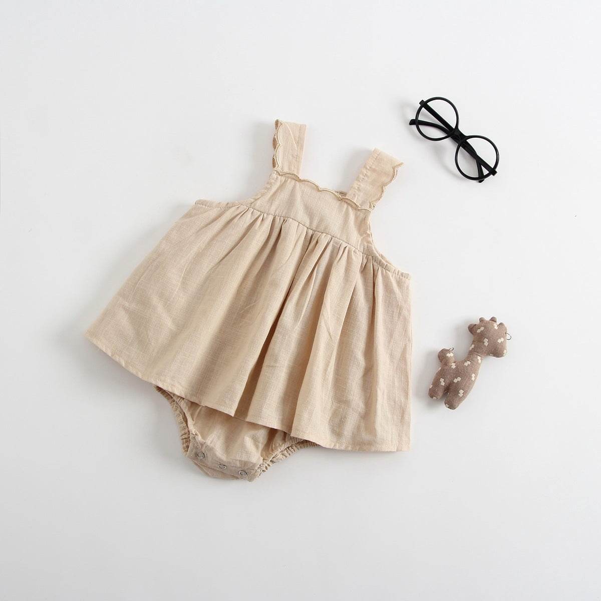 Baby Romper Princess Dress Baby Jumpsuits Dress Suspenders - Velora