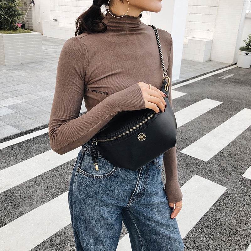 Crossbody Shoulder Chest Bag Waist Bag Korean Style - Velora