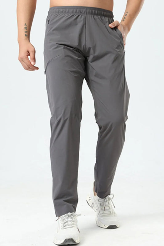 Men's Plus Size Elastic Waist Loose Fit Pants - Velora