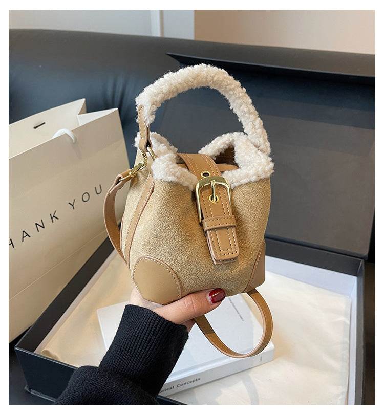 Crossbody Bags Women Shoulder Bag Casual Retro Plush Bag Versatile Plush Designer Bags Purse And Handbags Female Bags - Velora
