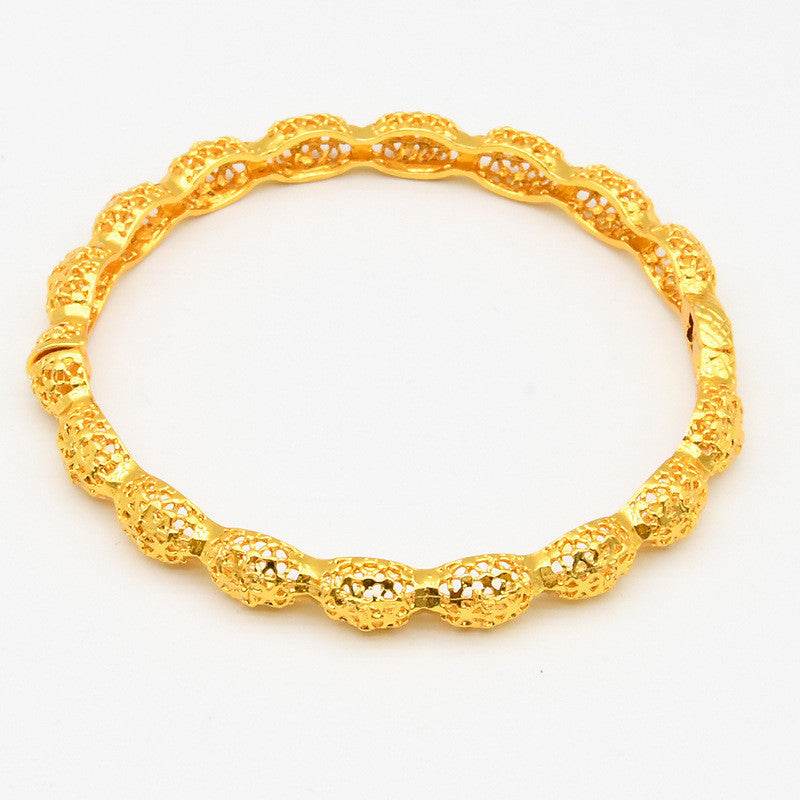 India Nigeria Women's Wedding Sand Gold Bracelet - Velora