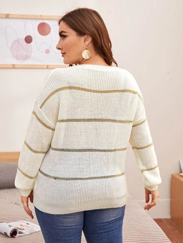 Large Size Women's Sweater - Velora