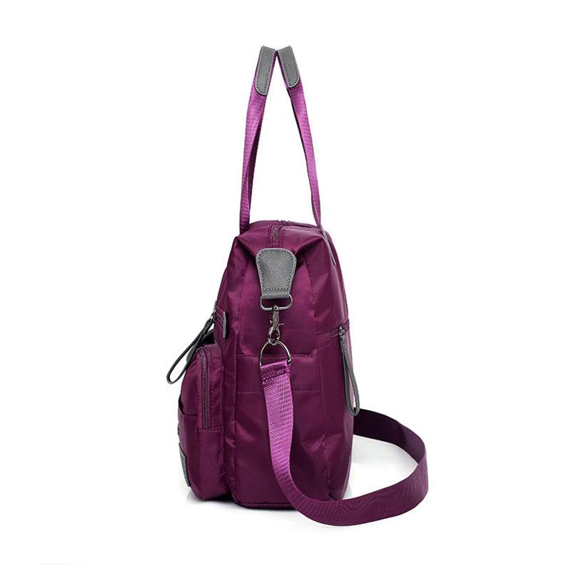 Large Capacity Multi-pocket Shoulder Bag For Women Nylon Waterproof Handbags Female Casual Commuting Messenger Crossbody Bags - Velora
