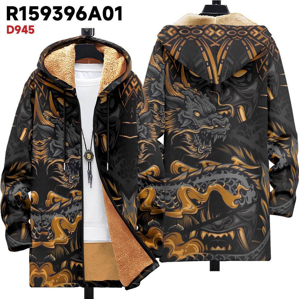 Hooded Cardigan Thick Winter Clothes - Velora