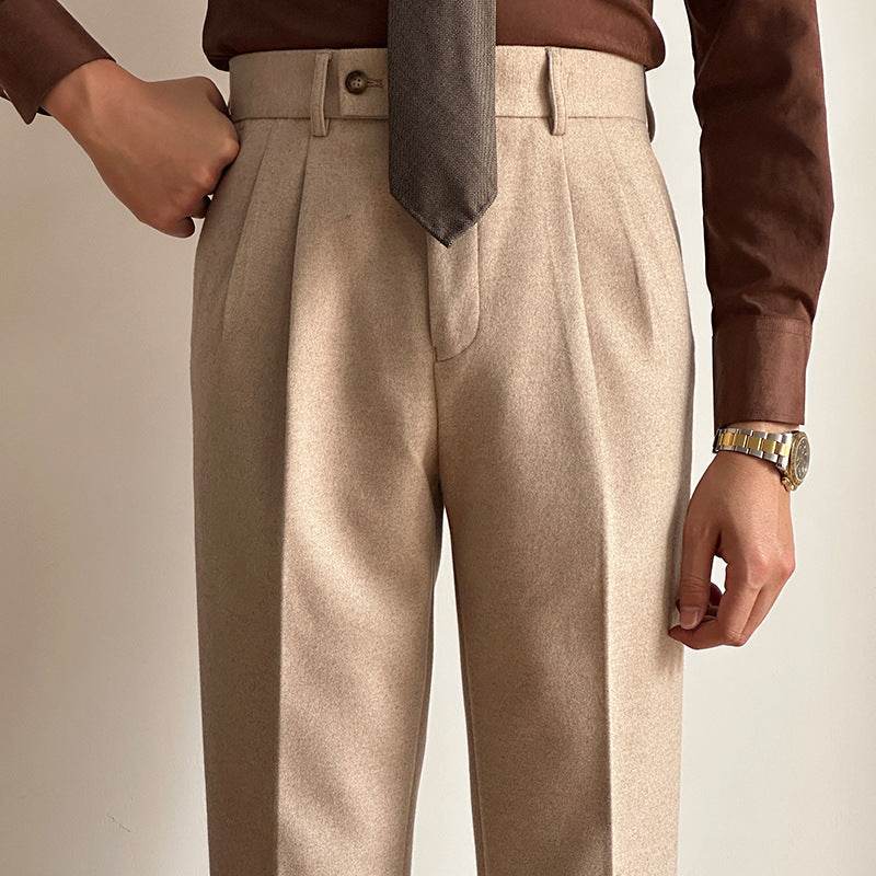 Straight Fitted All-matching formal business Office Work Suit Pants trouser For Men - Velora