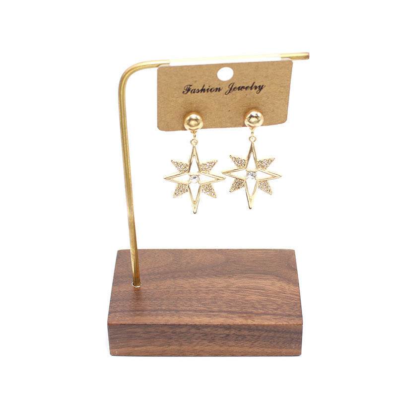Eight-pointed Star Diamond Earrings Are Fashionable And Elegant - Velora