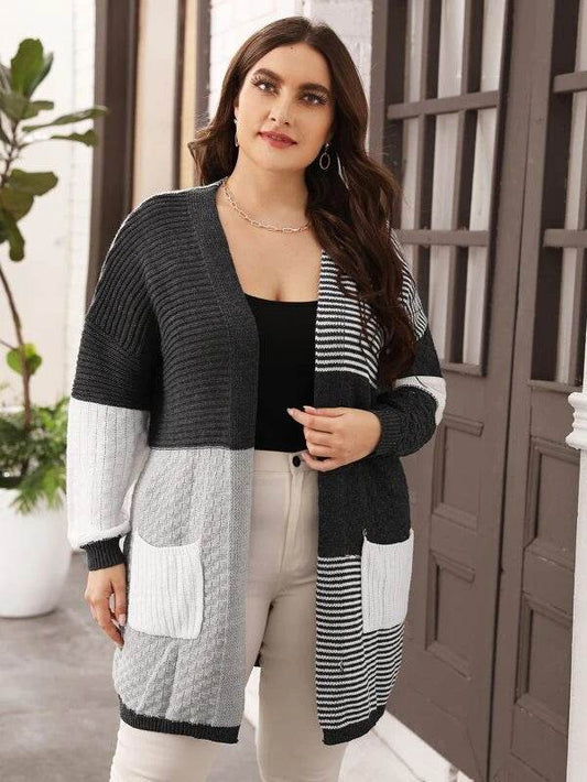 Large Women's Knitted Cardigan - Velora