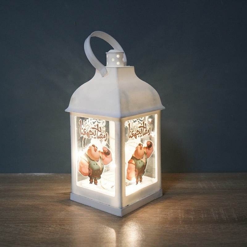 Wind Lantern Plastic Decoration For Eid Mubarak Ornament - Velora