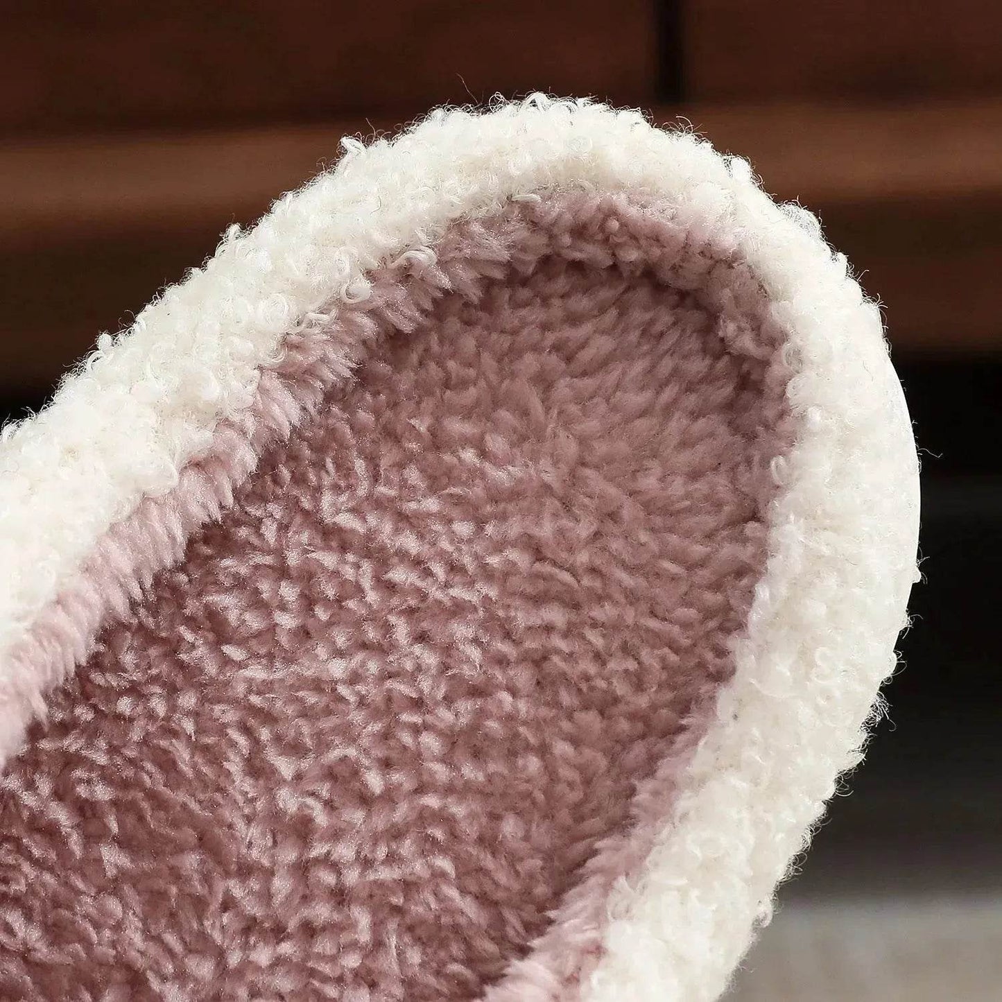 New Christmas Plaid Santa Claus Slippers Winter Indoor Non-slip Floor Bedroom Fuzzy House Shoes For Women Home Slipper - Velora