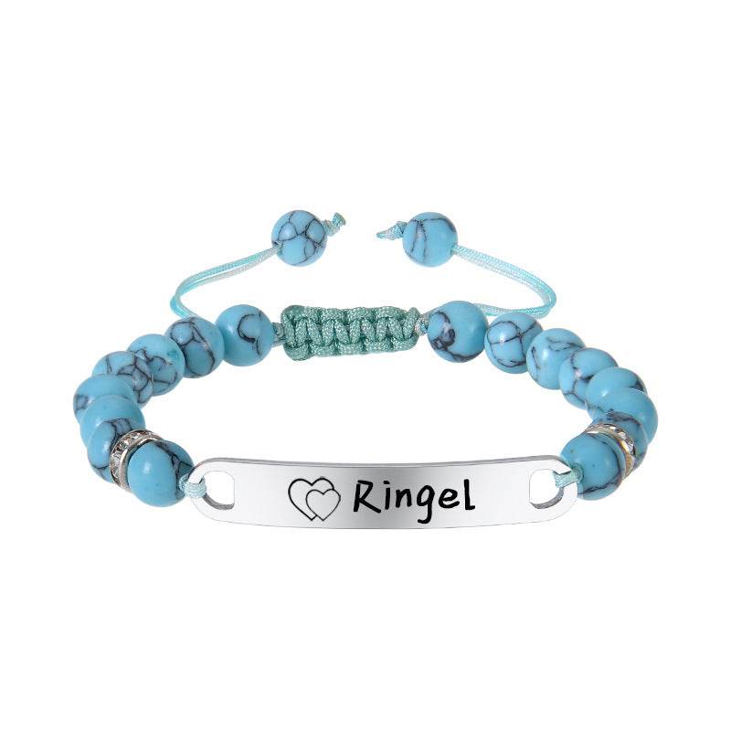 Creative Crystal Pearl Bead Woven Bracelet - Velora