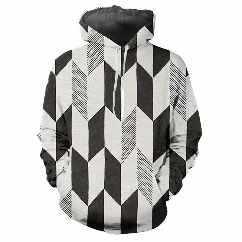 Autumn New Digital Printing Hooded Sweatshirt - Velora