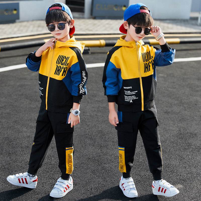 Boys Spring Clothing Sports Jacket Trousers Suit - Velora
