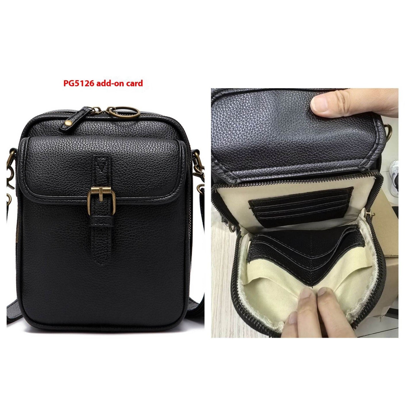 Unisex Vintage Large Capacity Messenger Bag Storage Bag With 10 Card Inserts Casual Backpack Women's Bag Retro Backpack Large Capacity Travel - Velora