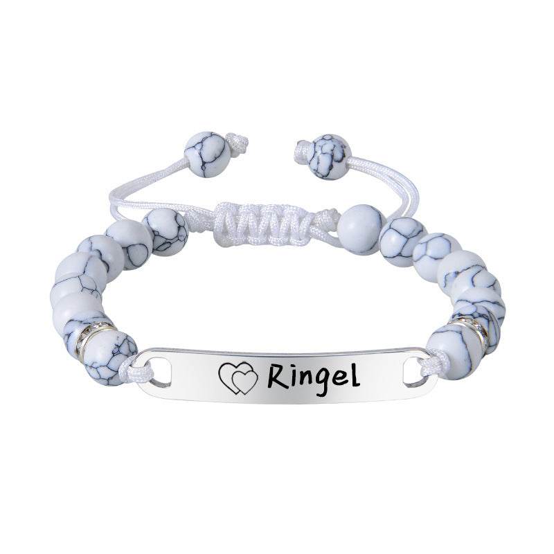 Creative Crystal Pearl Bead Woven Bracelet - Velora