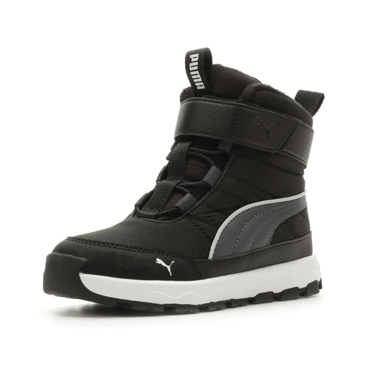 PUMA Evolve Boot Alternative Closure Plus (Little Kid) Puma Black/Strong Gray/Puma White 1.5 Little Kid M