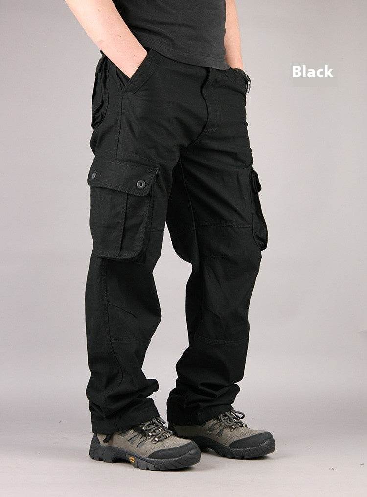 Multi-pocket Men's Casual Loose Labor Protection Cargo Pants - Velora