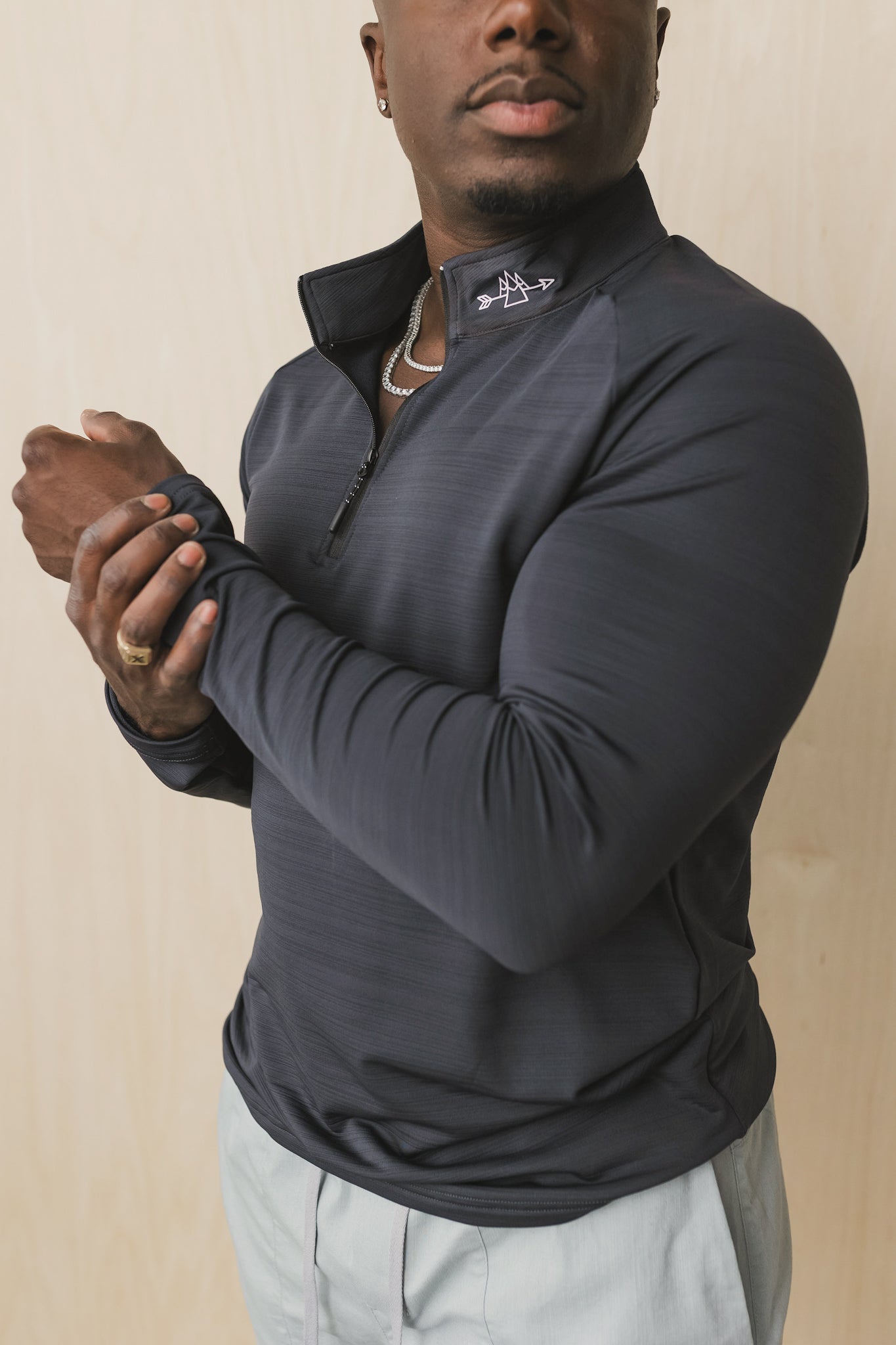 1/4 Zip Long Sleeve MENS - Velora Luxury Fashion