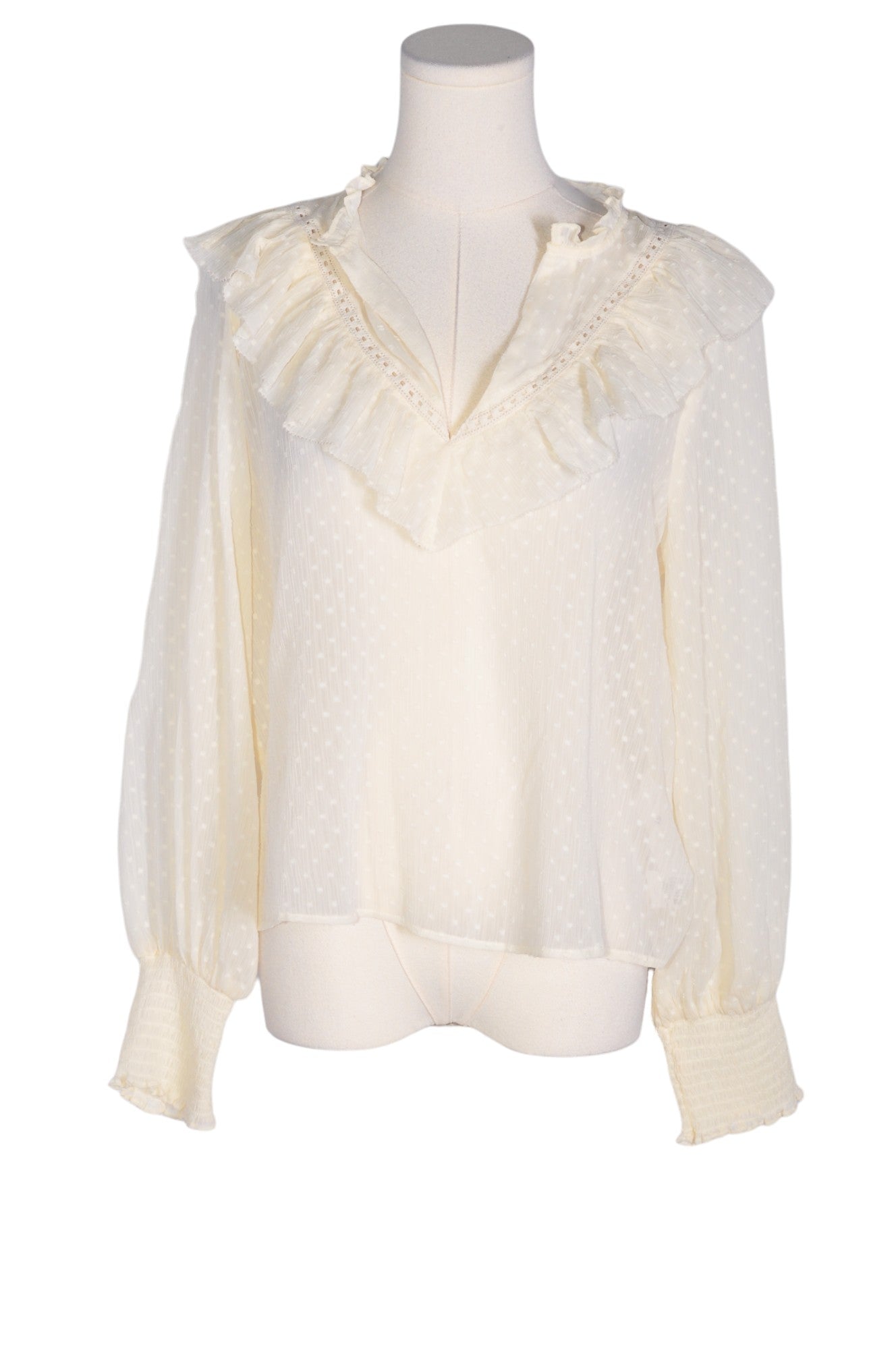 ZARA Women Blouses Regular fit in White - S - Velora