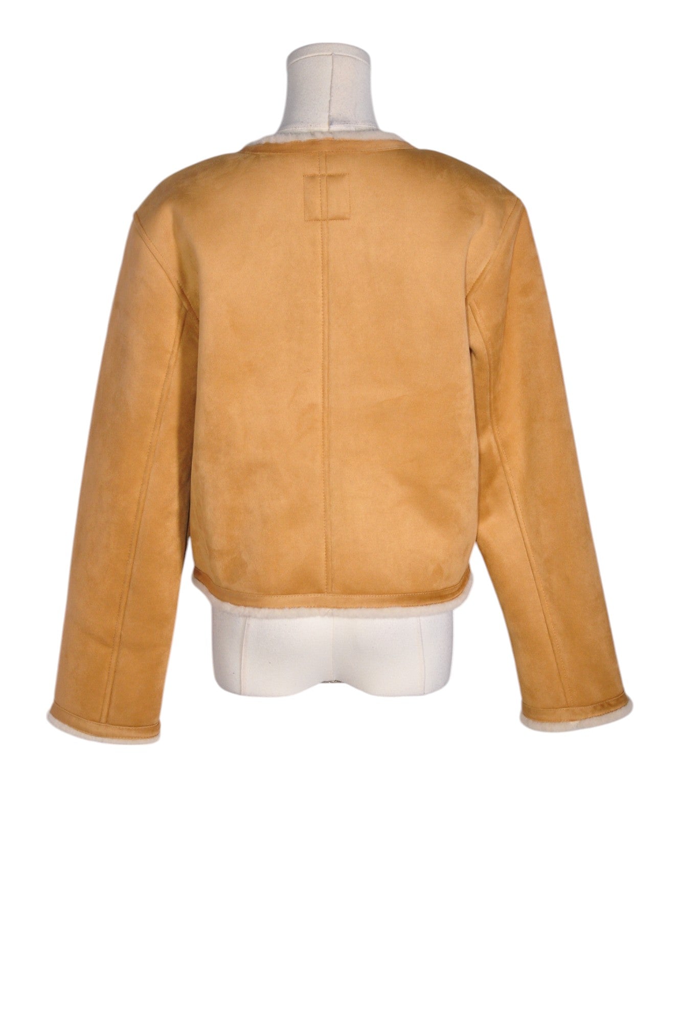 ZARA Women Coats Regular fit in Beige - XS - Velora