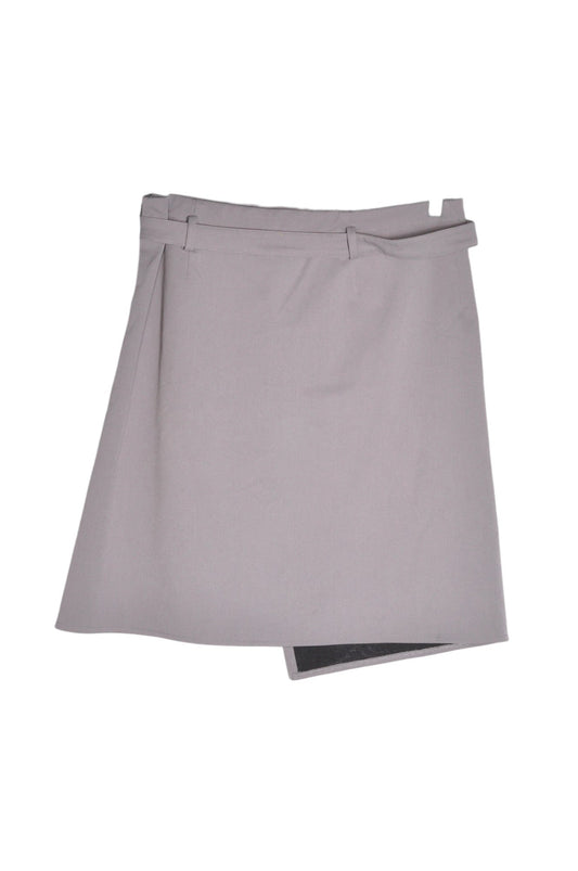 ZARA Women Casual Skirts Regular fit in Gray - L - Velora