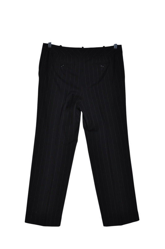 ANN TAYLOR Women Work Pants Regular fit in Black - 12 - Velora