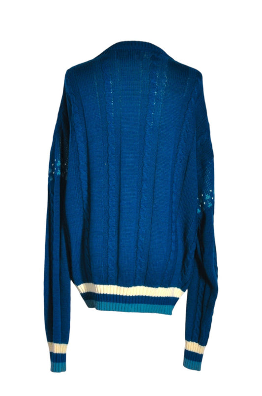 THE MEN'S STORE Men Sweaters Regular fit in Blue - L - Velora