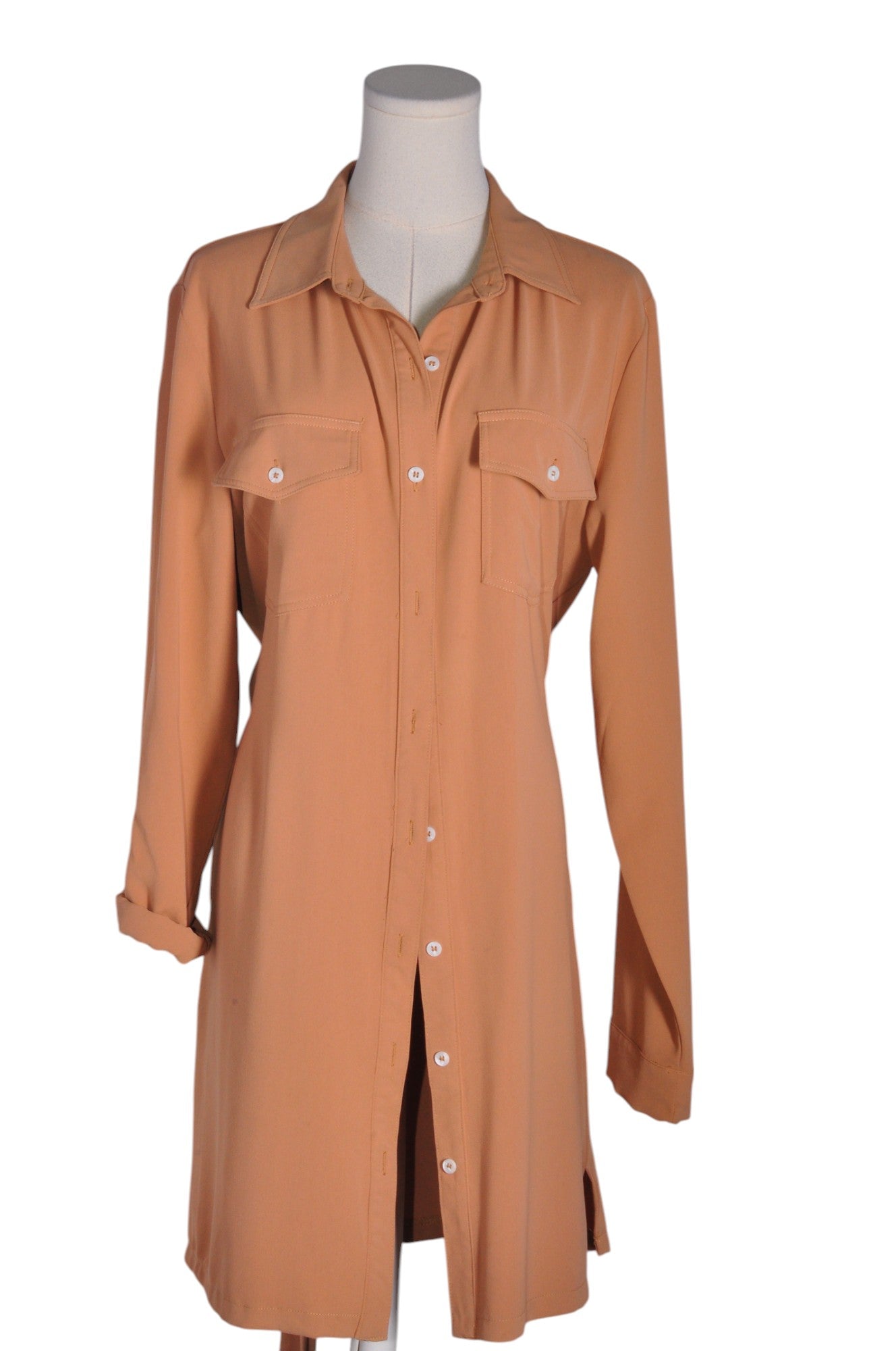 ORB Women Button Down Tops Regular fit in Beige - M Koop
