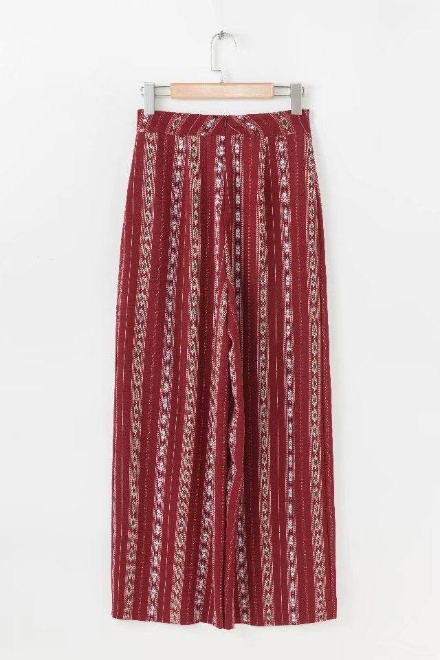 Casual Women High waist Wide leg Printed Split Palazzo Trouser - Velora