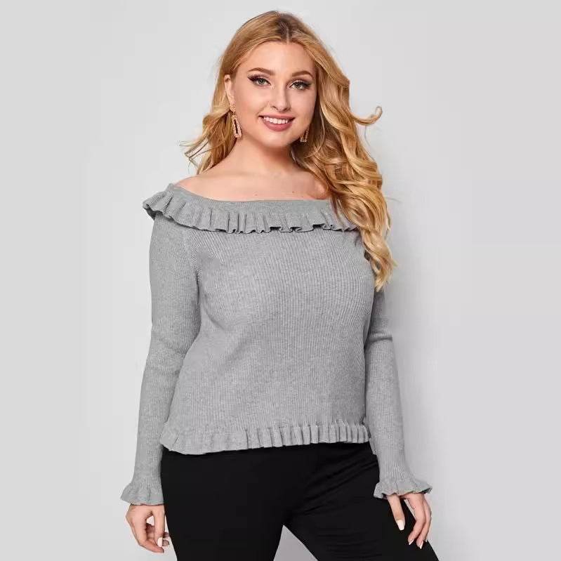 Large Size Women's Sweater - Velora