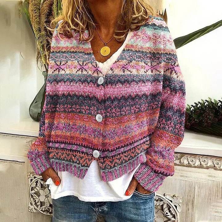 Printed Women's Sweater - Velora