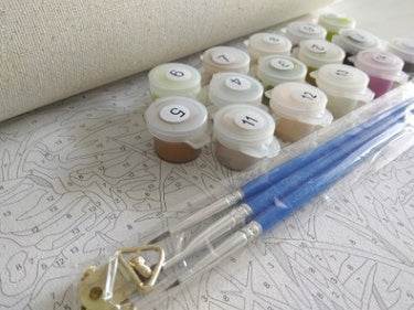 Mom and baby elephant painting - Velora