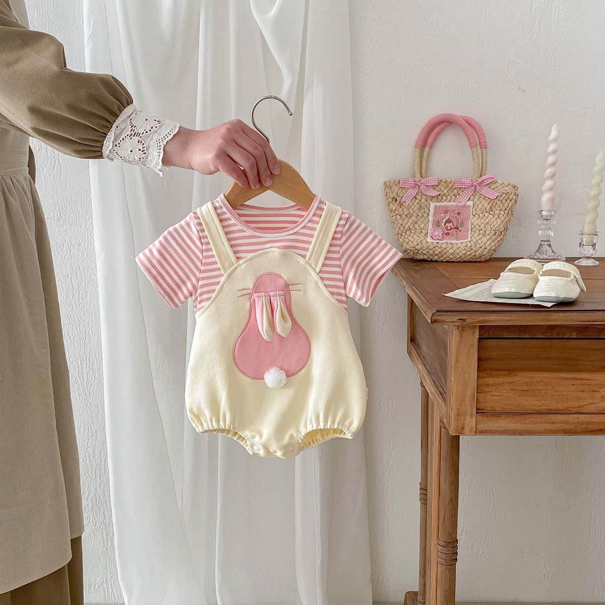 Baby Jumpsuit Fake Two Pieces Onesie - Velora