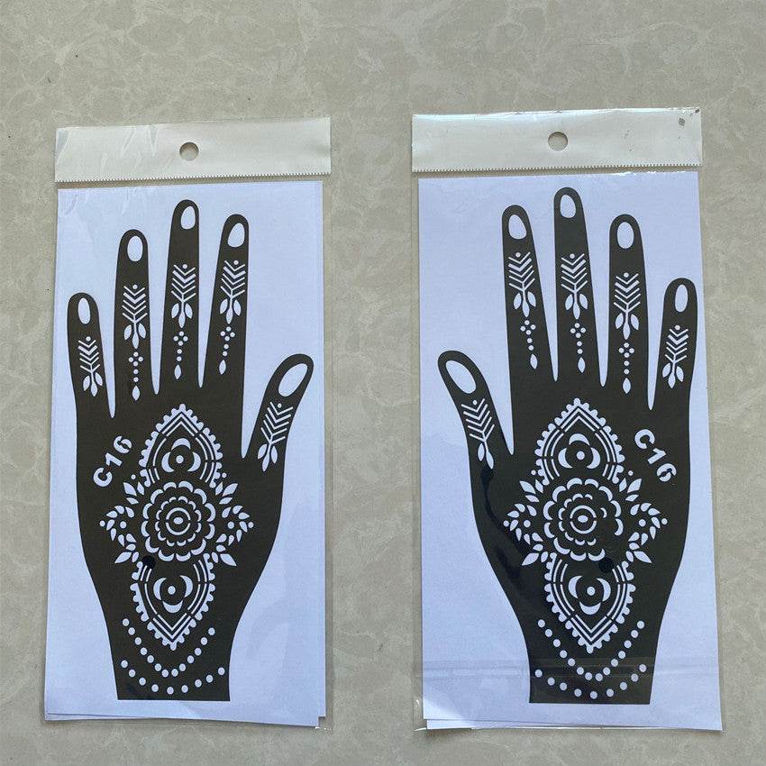 India Nepal Inkjet Large Template Original Hand Type - Velora
