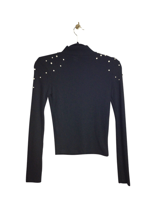 H&M Women Turtleneck Tops Regular fit in Black - S - Velora