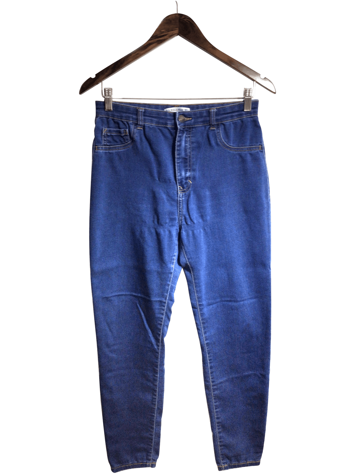 PULL & BEAR Women Straight-Legged Jeans Regular fit in Blue - 40 - Velora