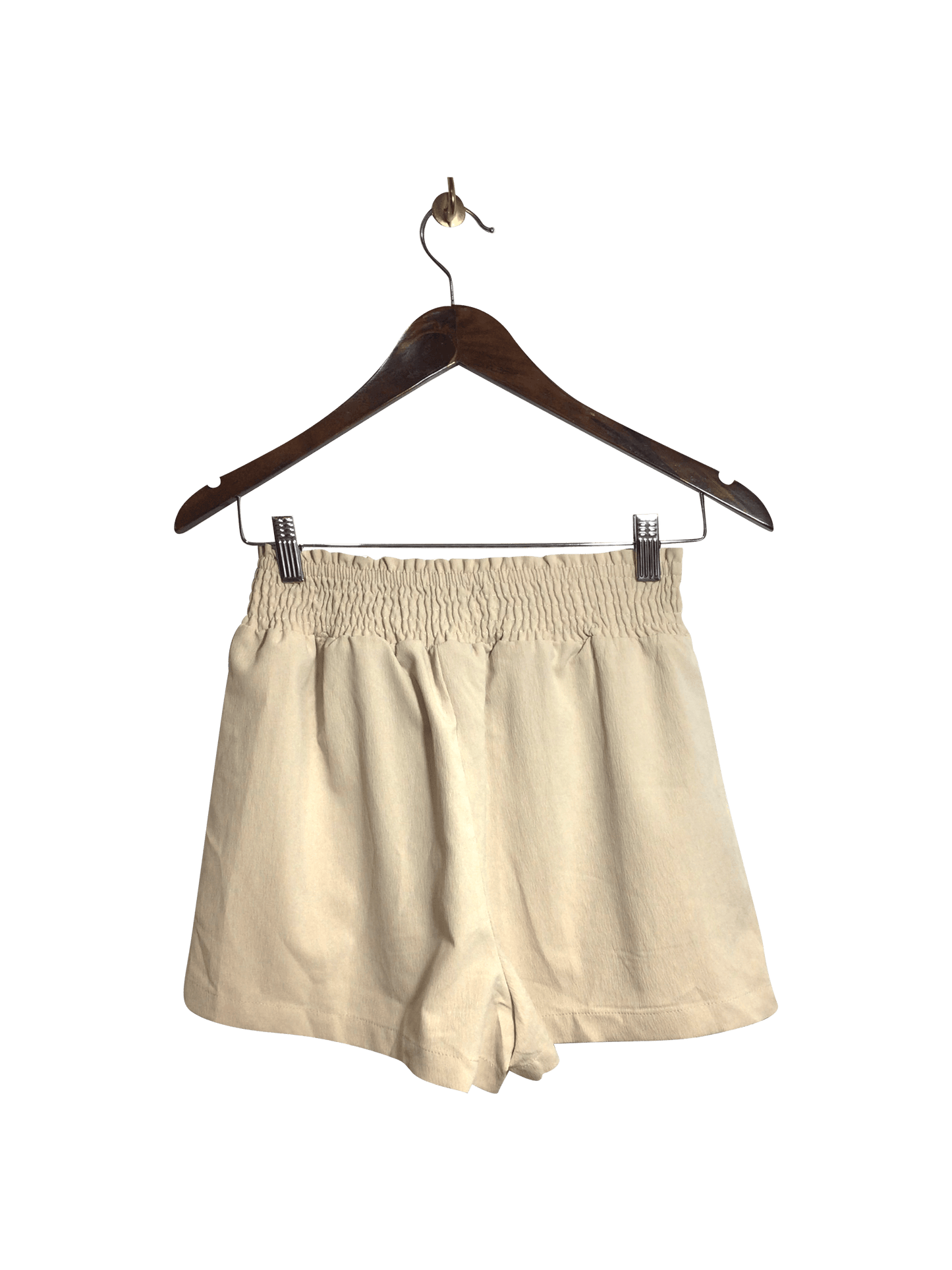 SHEIN Women Classic Shorts Regular fit in Beige - S - Velora