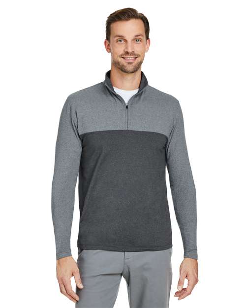 Men's Spyre Flex Colorblock Quarter-Zip Pullover - - 12755 - Velora