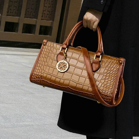 Large Capacity Boston Bag For Women's Handheld - Velora