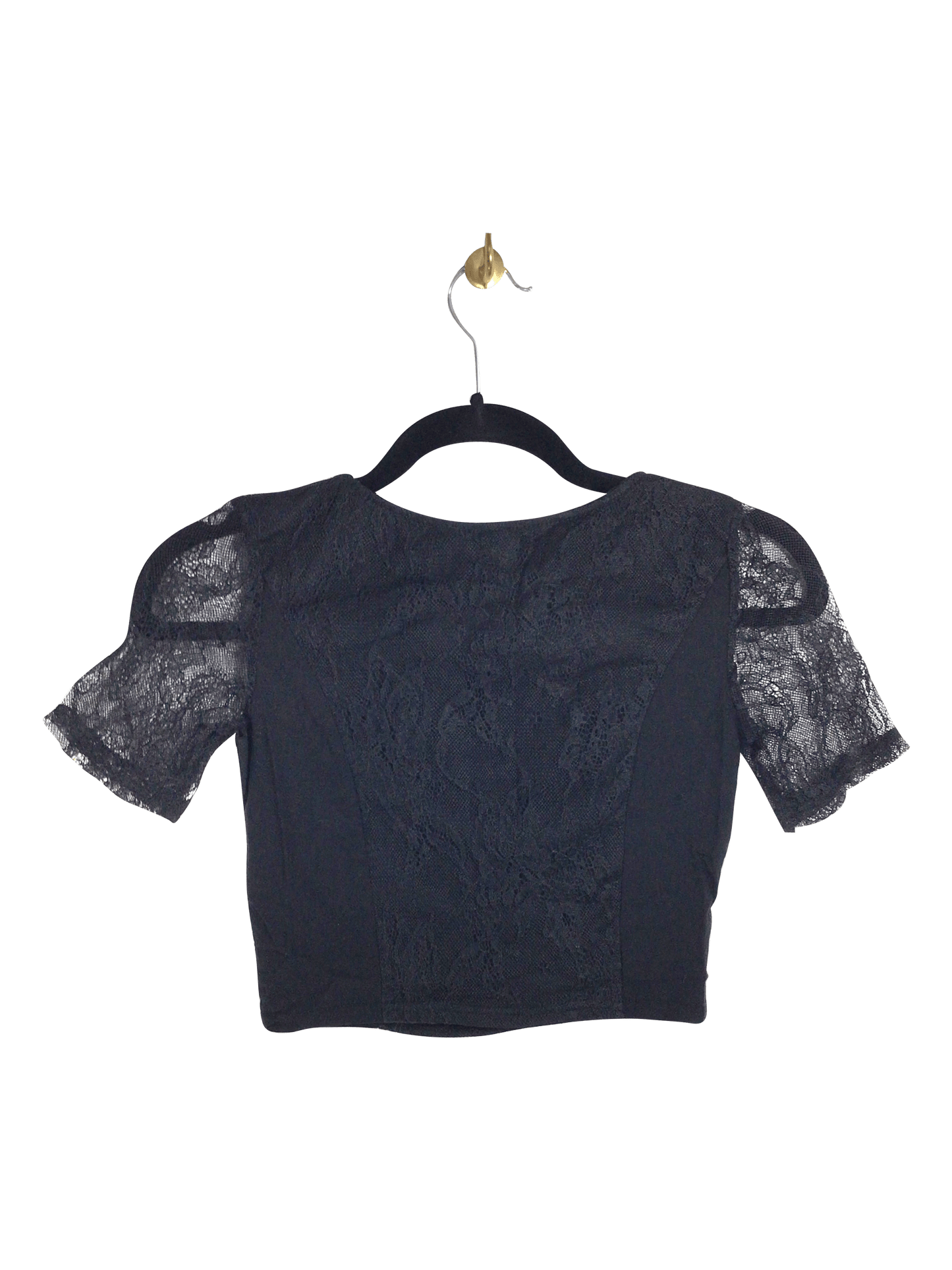 H&M Women Crop Tops Regular fit in Black - 2 - Velora