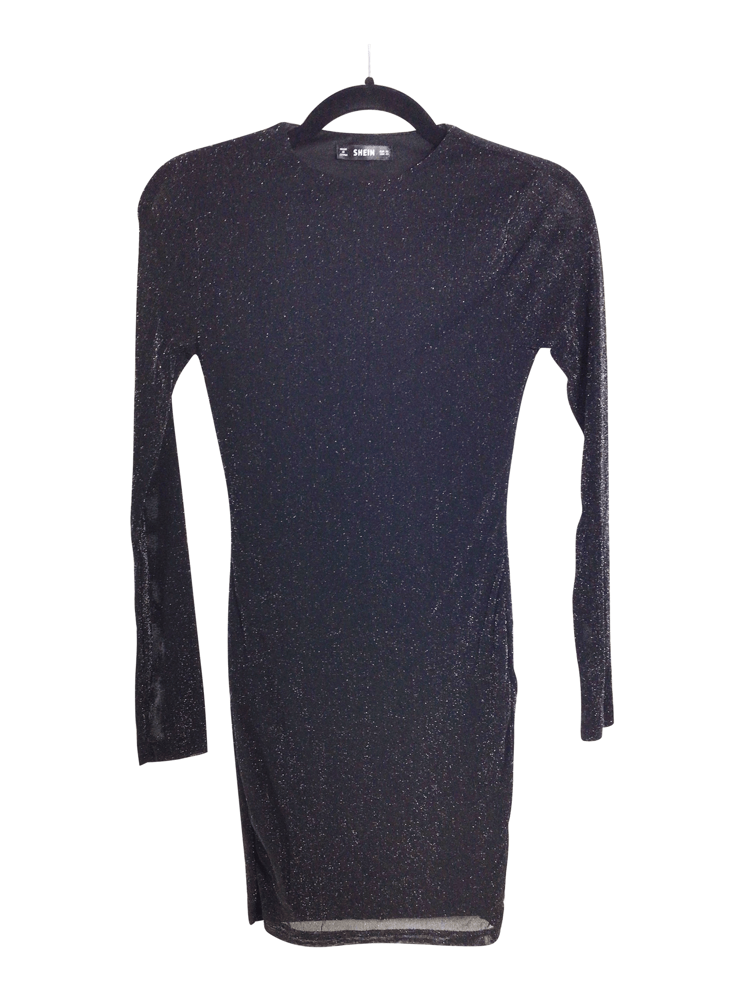 SHEIN Women Bodycon Dresses Regular fit in Black - XS - Velora