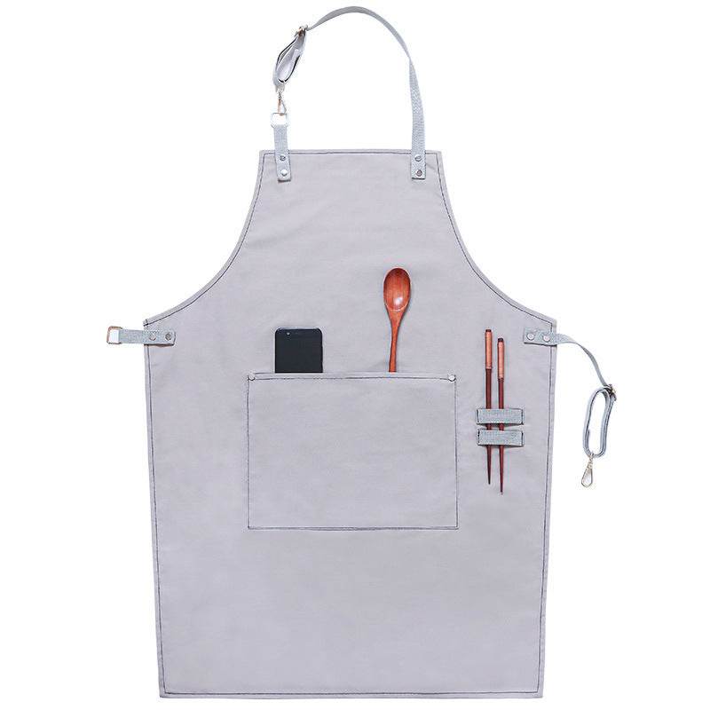 Home Kitchen Cooking Baking Drawing Men's And Women's Canvas Apron - Velora