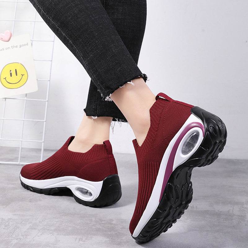 Sneakers Women Air Cushion Mesh Breathable Running Sports Shoes - Velora