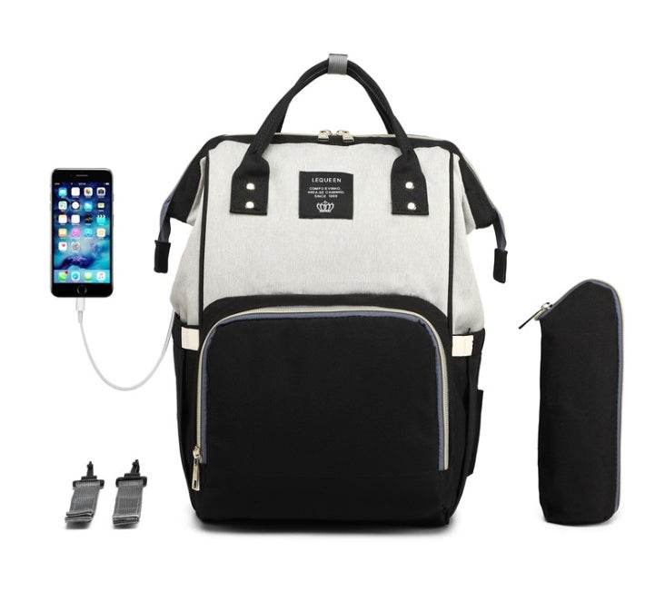 Large Capacity Diaper Bag Mummy Nursing Nappy Backpacks Travel Baby - Velora