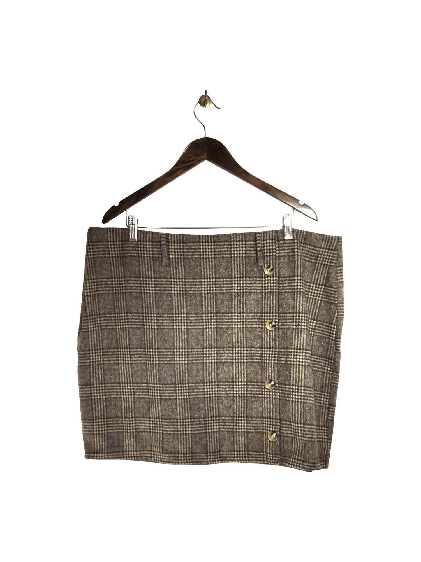 UNBRANDED Women Casual Skirts Regular fit in Brown - 3XL - Velora