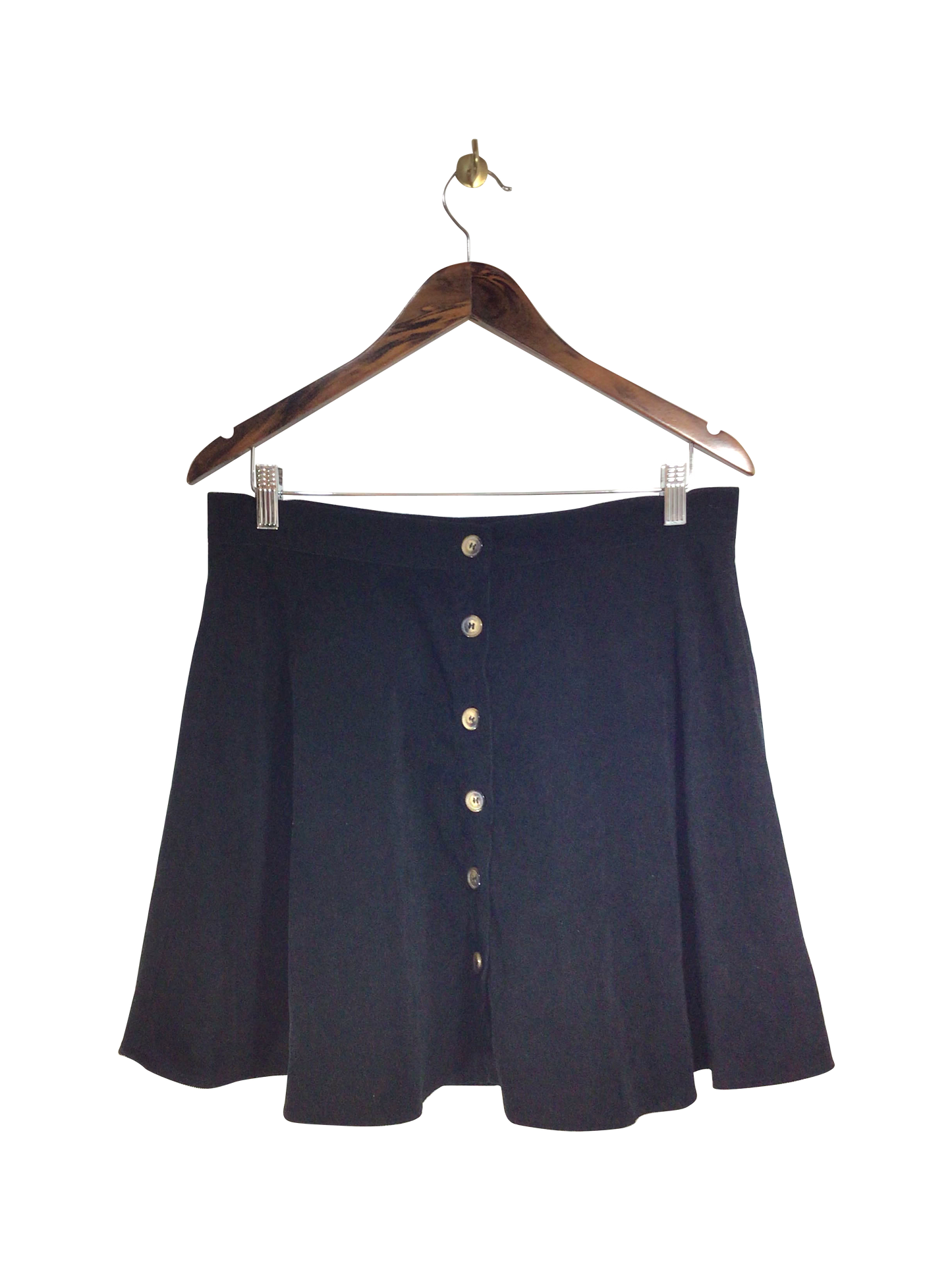 SHEIN Women Casual Skirts Regular fit in Black - XL - Velora
