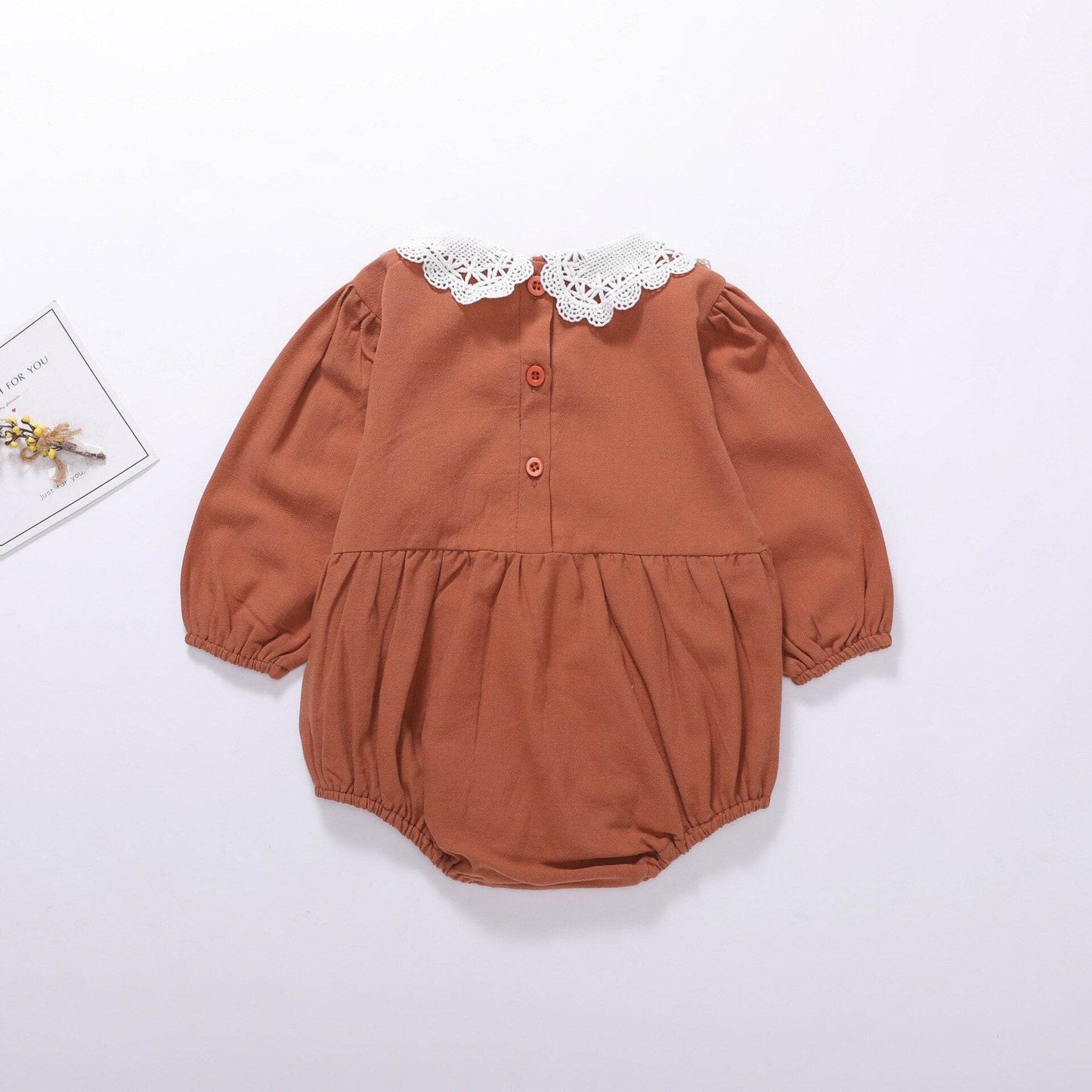Plaid baby long sleeve Romper - Velora