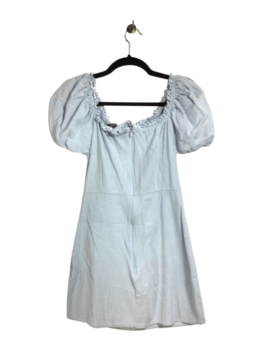 SHEIN Women Shirt Dresses Regular fit in Blue - XS - Velora